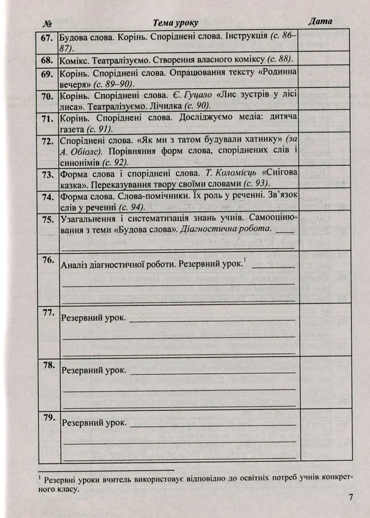 Календарне планування. 2 клас - Ірина Жаркова - фото 8