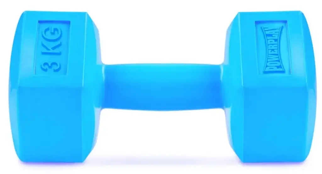 Гантелі композитні PowerPlay 4124 Hercules 2*3 кг Сині 2 шт (PP_4124_3kg_2in) - фото 2
