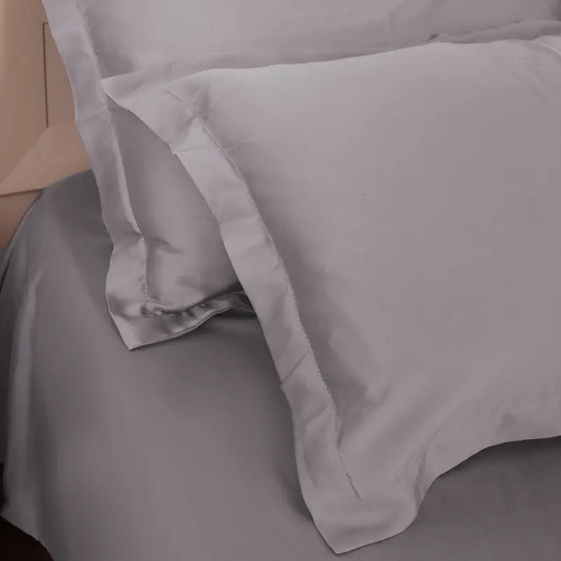 Комплект постільної білизни MirSon Tencel №06 Gray 143х210 (2200009370472) - фото 9