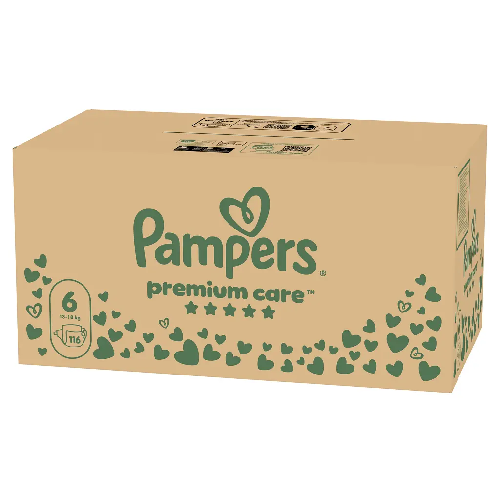 Підгузки Pampers Premium Care Розмір 6 (13-18 кг) 116 шт (8006530223744) - фото 2