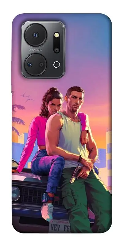 TPU чохол Demsky GTA VI Heroes для Huawei Honor X7a
