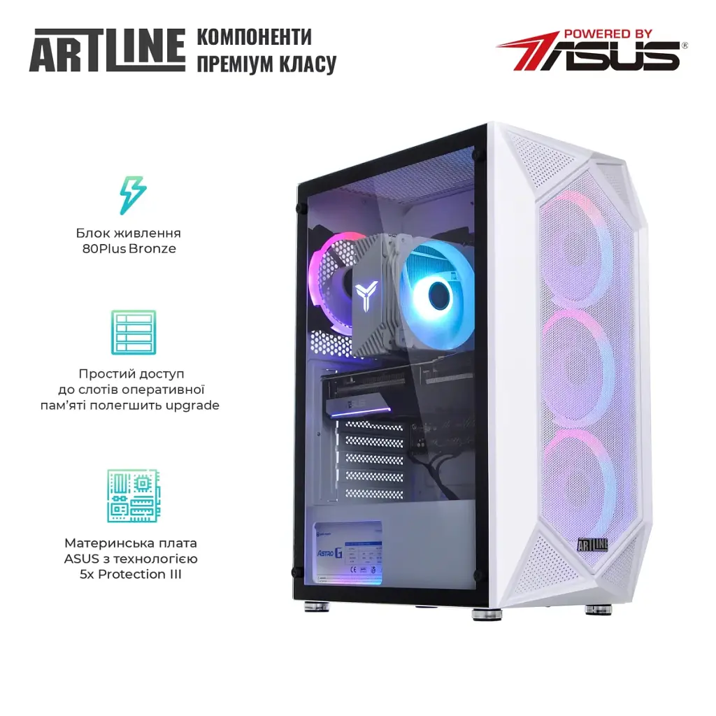 Комп'ютер Artline Gaming X81White (X81Whitev33) - фото 2