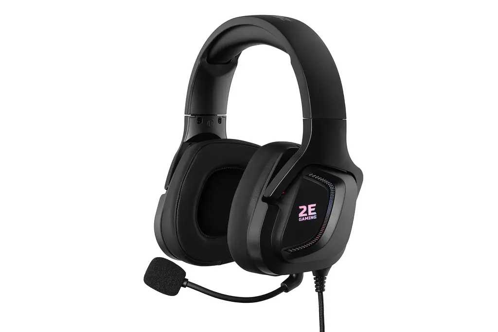 Навушники ігрові з мікрофоном 2E GAMING HG340 USB Black, 7.1, USB-A, RGB, 2 м