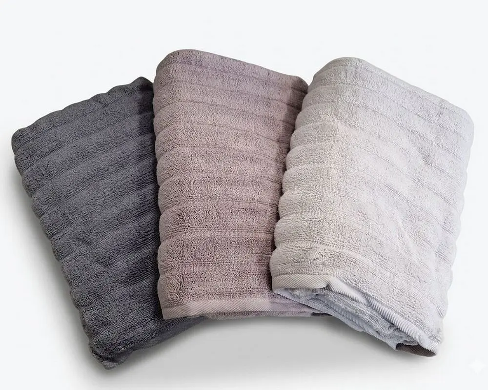 Набір турецьких махрових рушників Cestepe MicroCotton Premium 3 штуки 50x90 + 3 штуки 70х140 Ezgi 2 щільність 600 г/м2 - фото 5