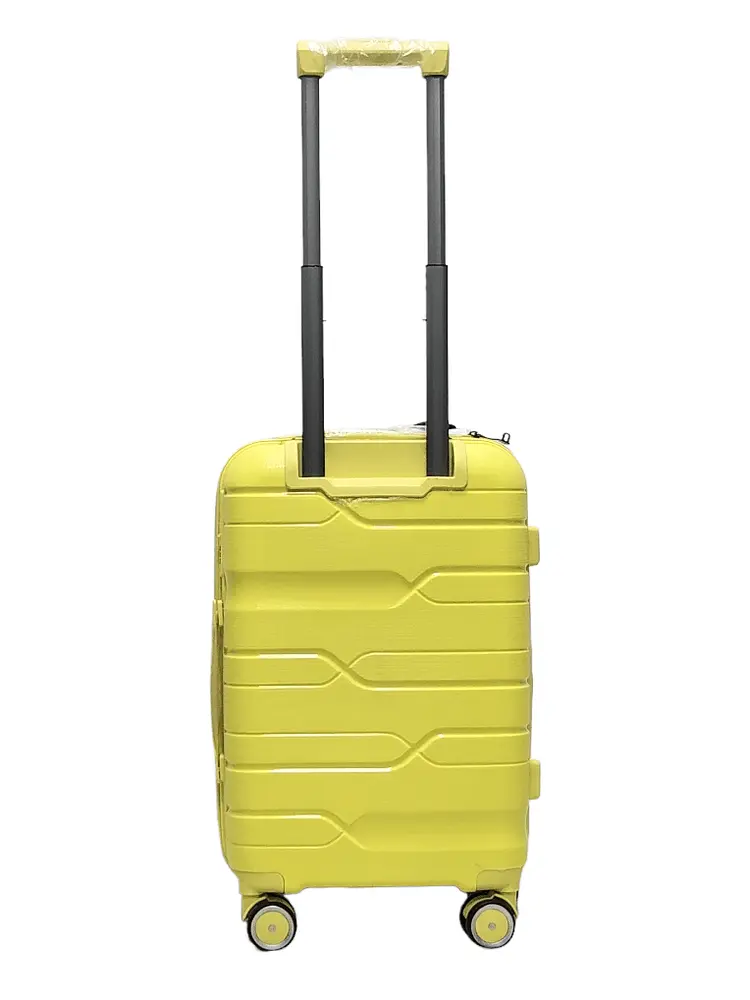 Валіза маленька S поліпропілен Milano bag 0306 56×35×24см 33л Жовтий - фото 3