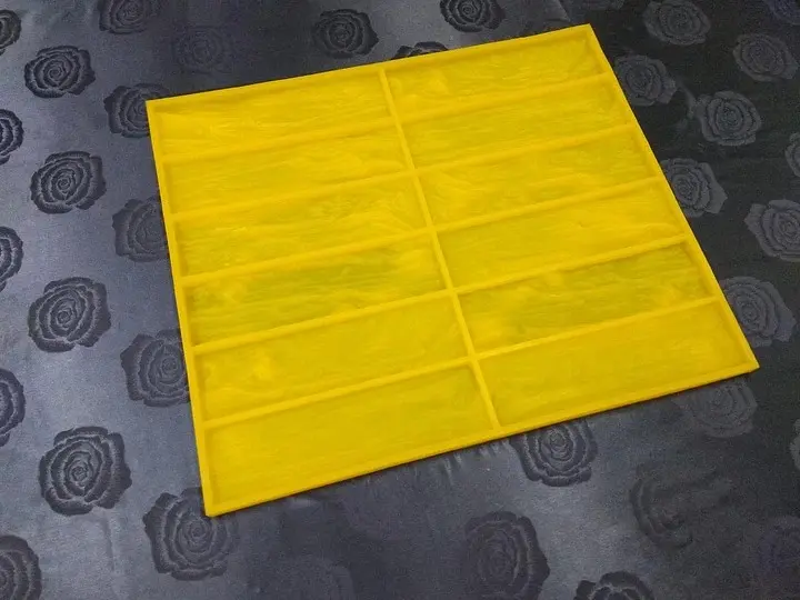 Гибкая полиуретановая форма для изготовления декоративного кирпича A.N.B. "ДРЕВЕСНЫЙ КАМЕНЬ" на 12 плиток - фото 11