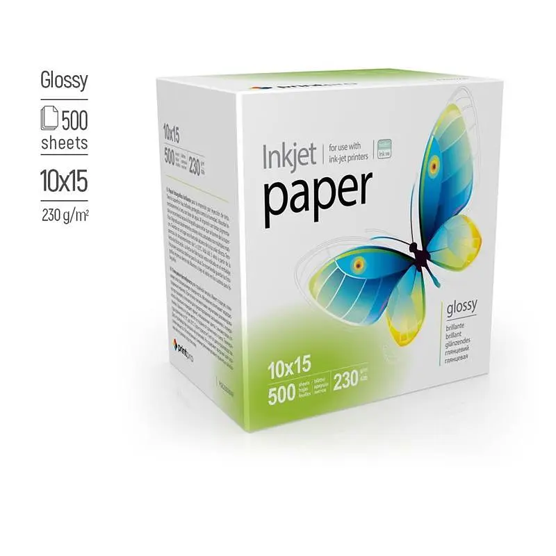 Папiр PrintPro глянсовий 230г/м2 10x15см 500арк. (PGE2305004R) - фото 3