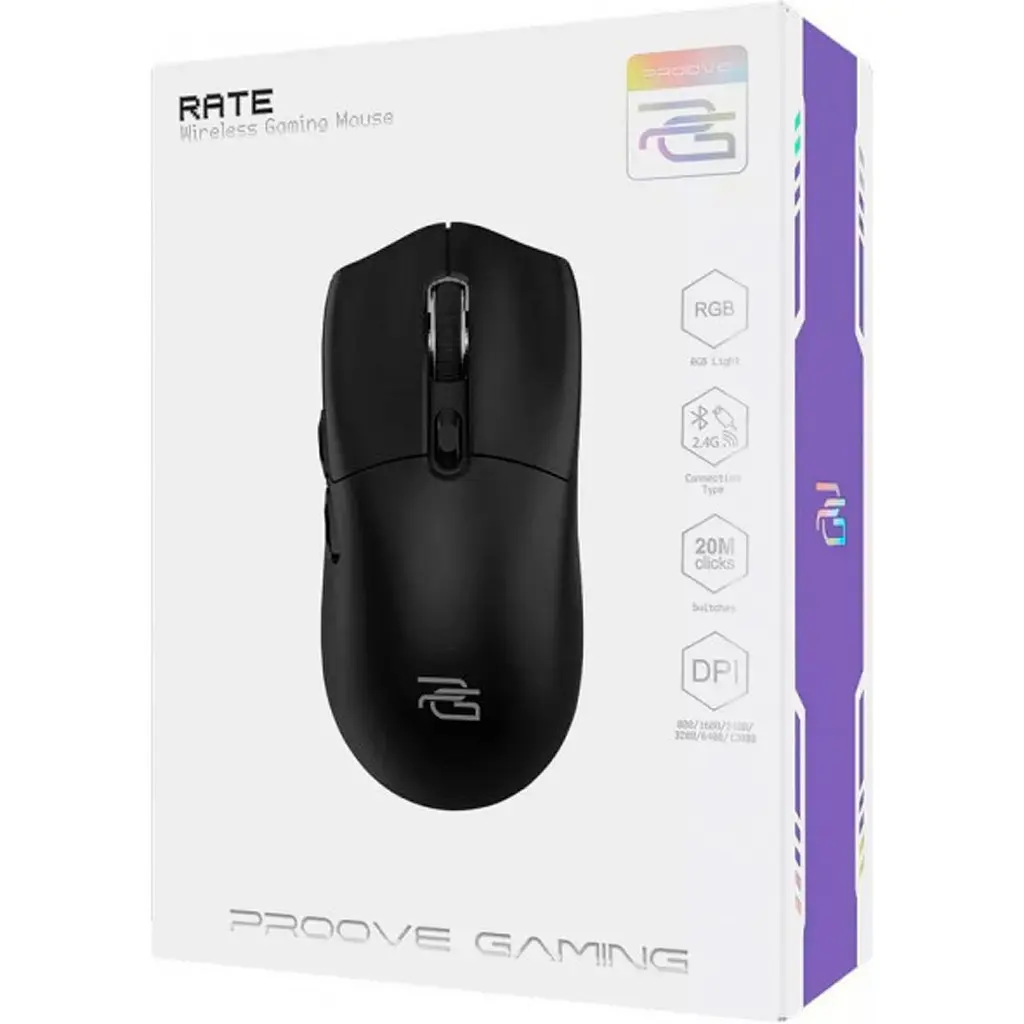 Миша Proove Gaming Rate Black [CMRTWR003002] [113936] - фото 4