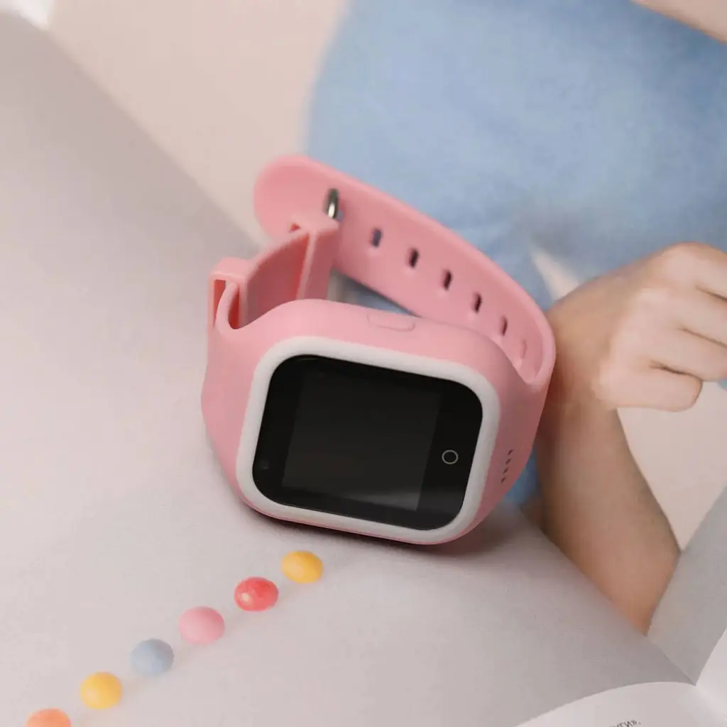 Дитячий розумний GPS годинник Wonlex KT21 Pink з відеодзвінком (SBWKT21P) - фото 4