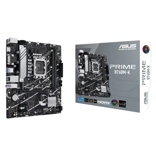 Материнська плата Asus B760M-K Prime LGA 1700 (PRIME B760M-K) - фото 2