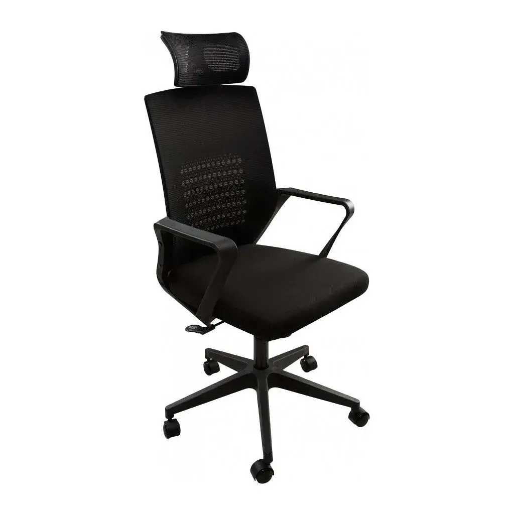 Офісне крісло GT Racer B-114H Black - фото 3