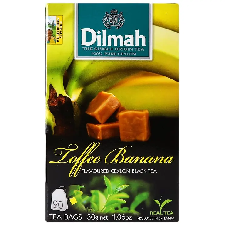 Чай черный Dilmah Toffee Banana 30 г (20 шт. х 1.5 г) (896871) - фото 2