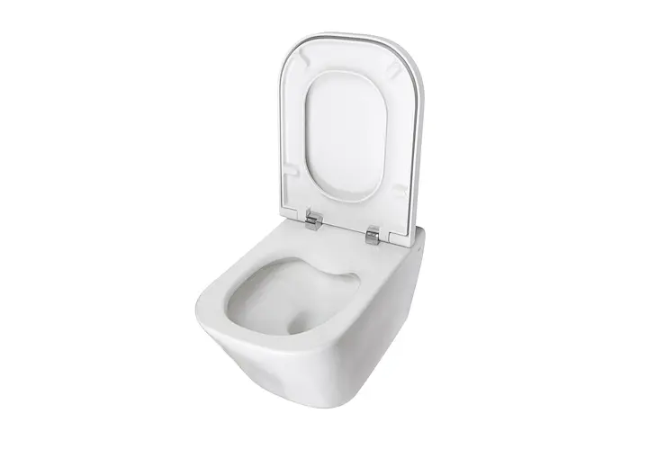 Унитаз подвесной Roca Gap Clean Rim A34H47C000 с сидением Soft Close, Белый - фото 3