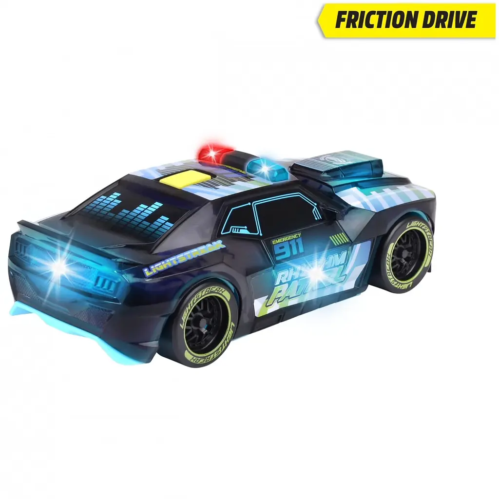 Поліцейська машина Dickie Toys Поліцейський ритм зі звуковими та світловими ефектами 20 см (3763008) - фото 3