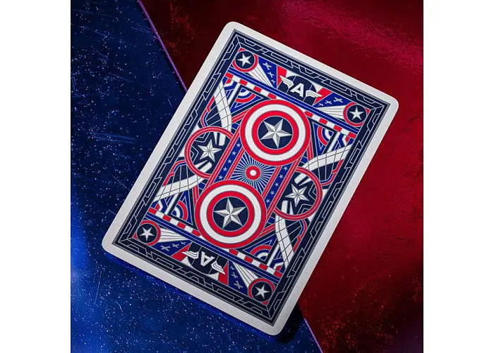 Карты игральные United States Playing Card Company Theory11 Captain America - фото 3