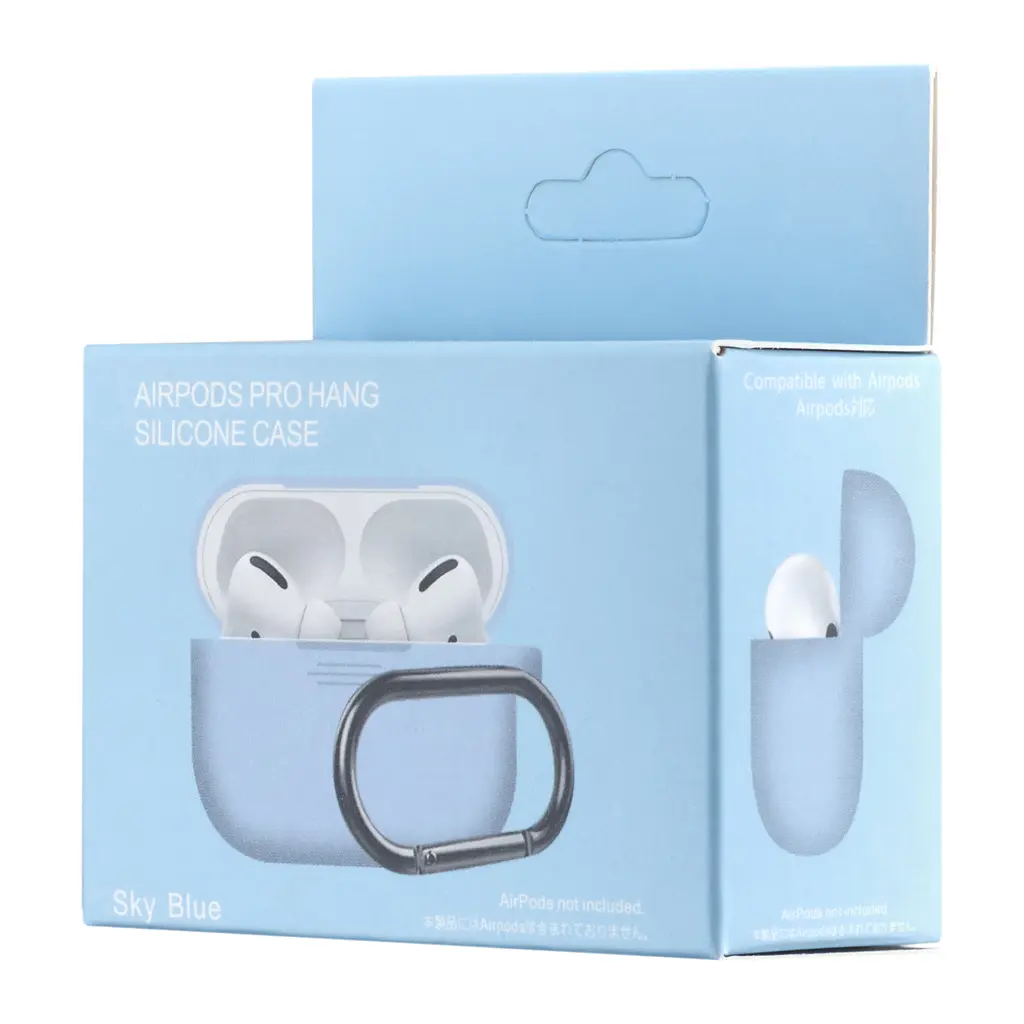 Чохол Silicone Case 1,2mm for AirPods Pro Sky Blue - фото 2
