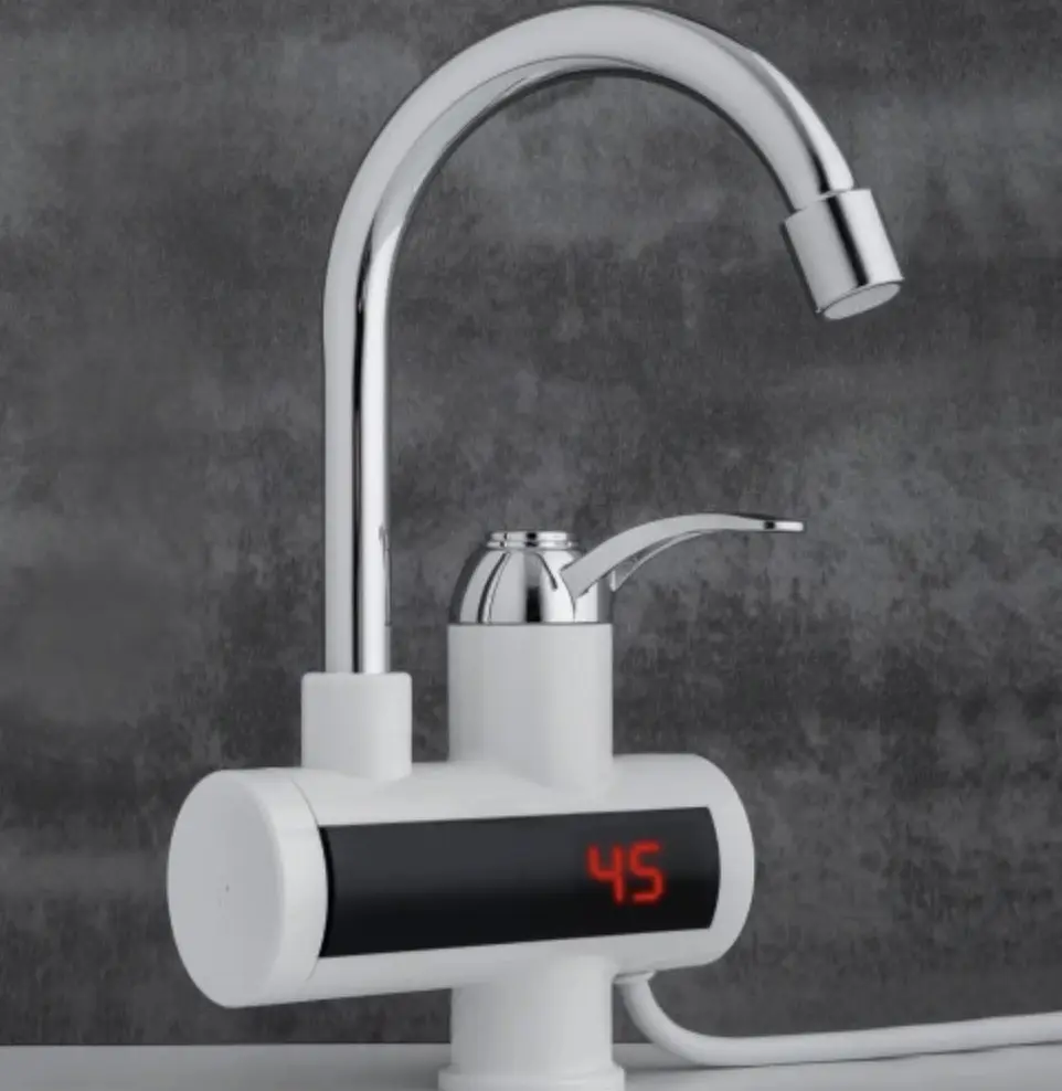 Водонагрівач WATER HEATER RX-002 • Проточний електричний водонагрівач з ЖК-дисплеєм для кухні ванної та гаража - фото 4