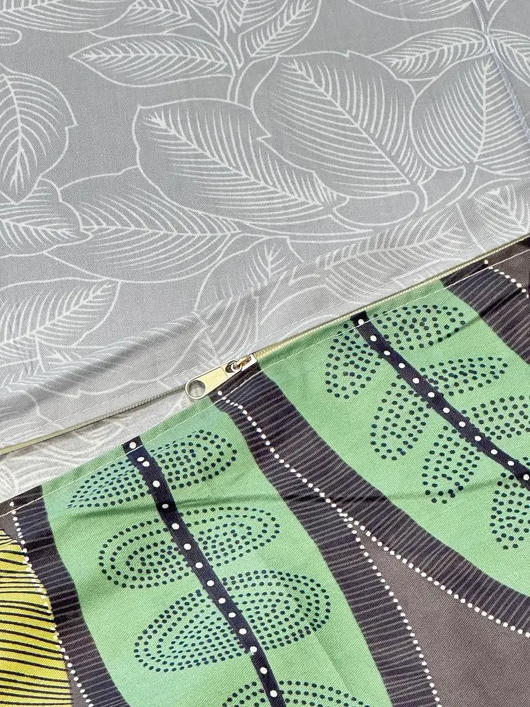 Комплект постільної білизни Ecotton полуторний 150х215 см Листя тундри (21201АВ) (23668) - фото 2