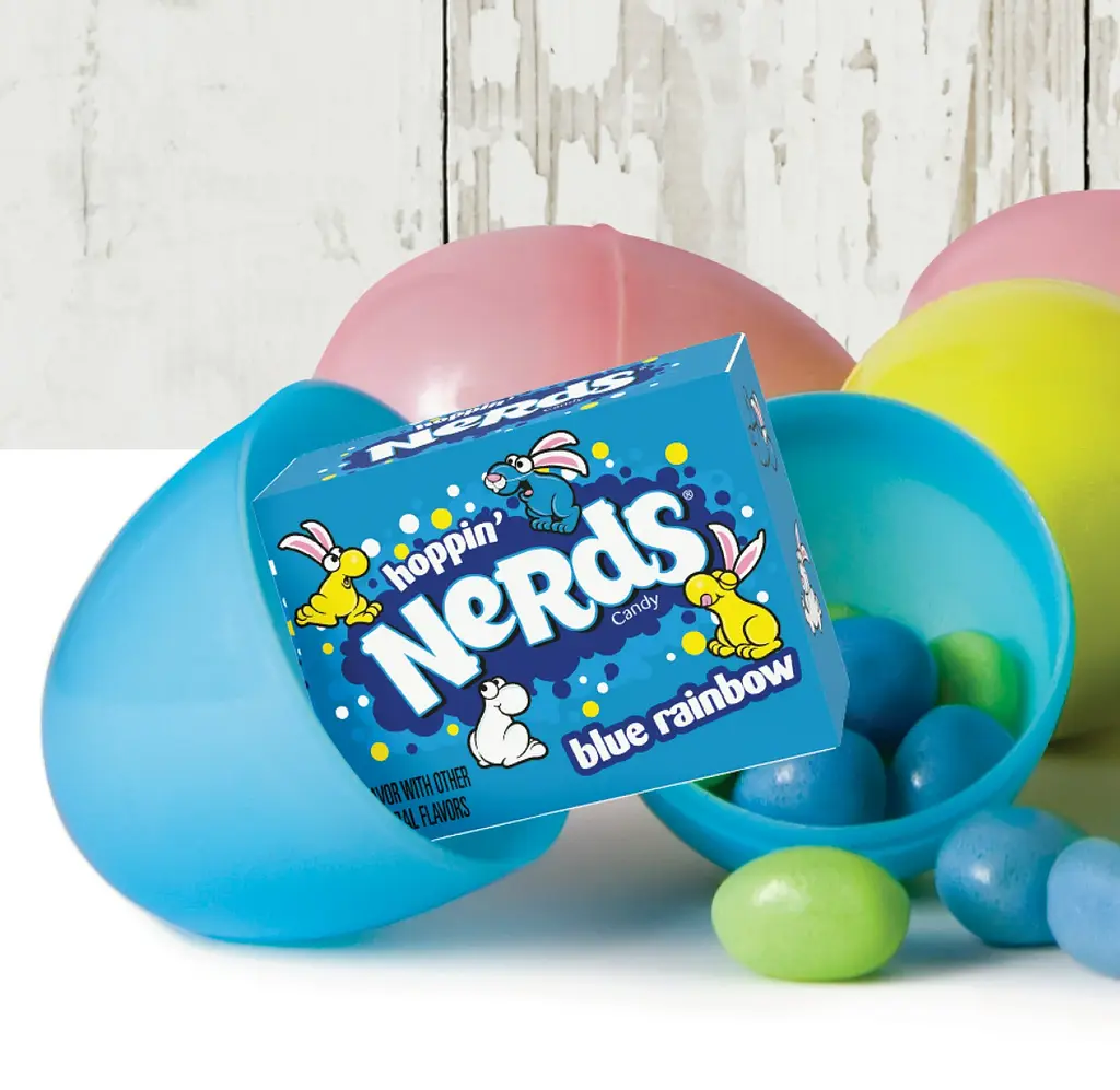 Конфеты Nerds Hoppin' Blue Rainbow & Pink Rainbow Mini Boxes 174г - фото 5