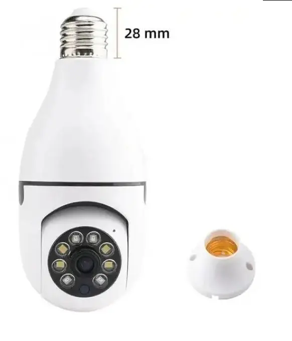 Камера відеоспостереження поворотна 360 бездротова WIFI IP в цоколь E27 CAMERA 8811Y UKC 8069 - фото 8