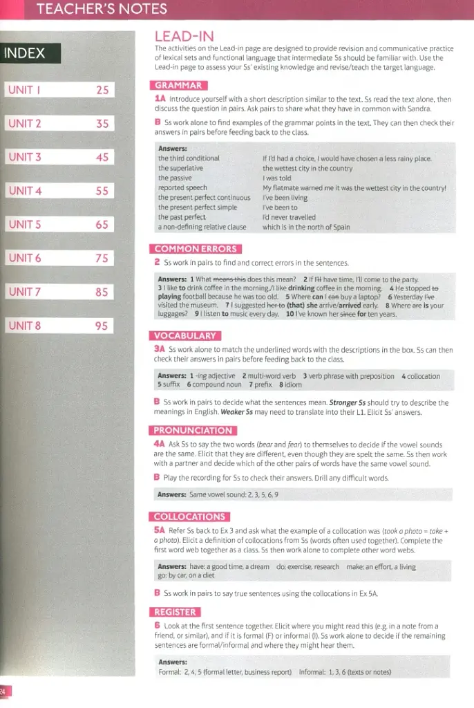 Speak Out. Intermediate Plus Teacher's Book with Resource and Assessment Disc - фото 7