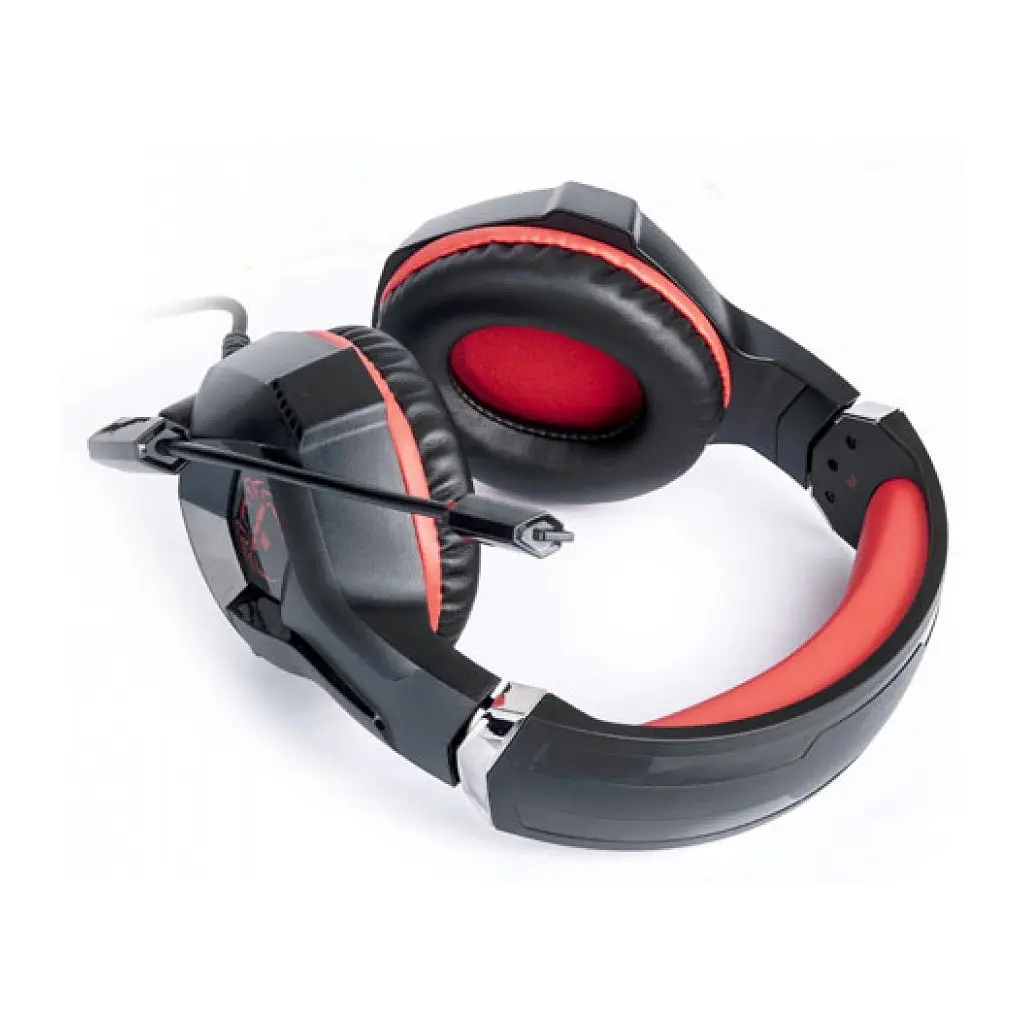Навушники REAL-EL GDX-7575 Black-Red - фото 4