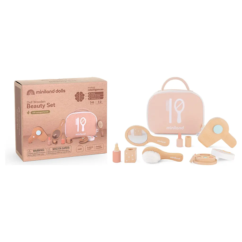 Деревянный игровой набор косметики Miniland Beauty Set (94064) - фото 3