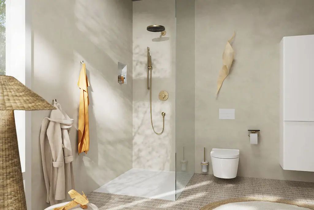 Ручний душ Hansgrohe Pulsify S 1jet EcoSmart brushed bronze 24125140 - фото 6
