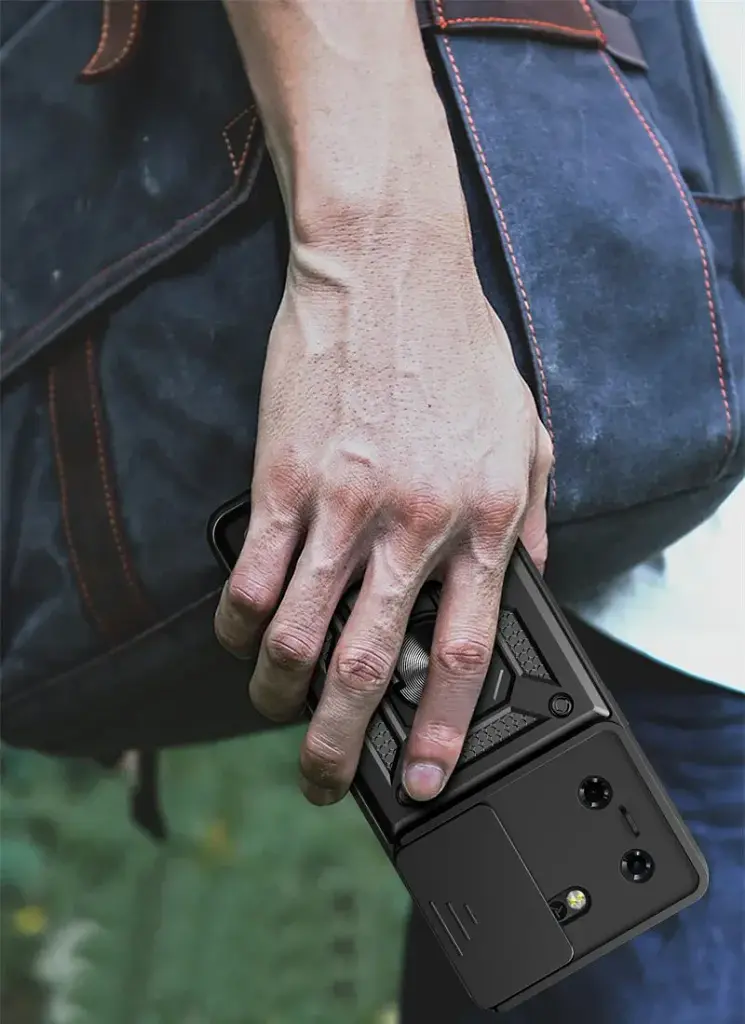 Панель BeCover Military для Tecno POVA 5 (LH7n) Black (710004) - фото 6