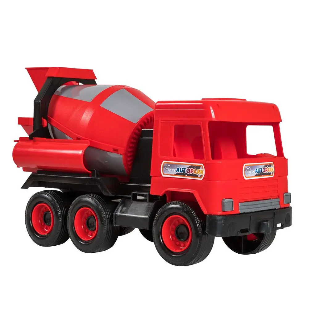Машинка Tigres Middle Truck Бетонозмішувач червона (39489) - фото 3