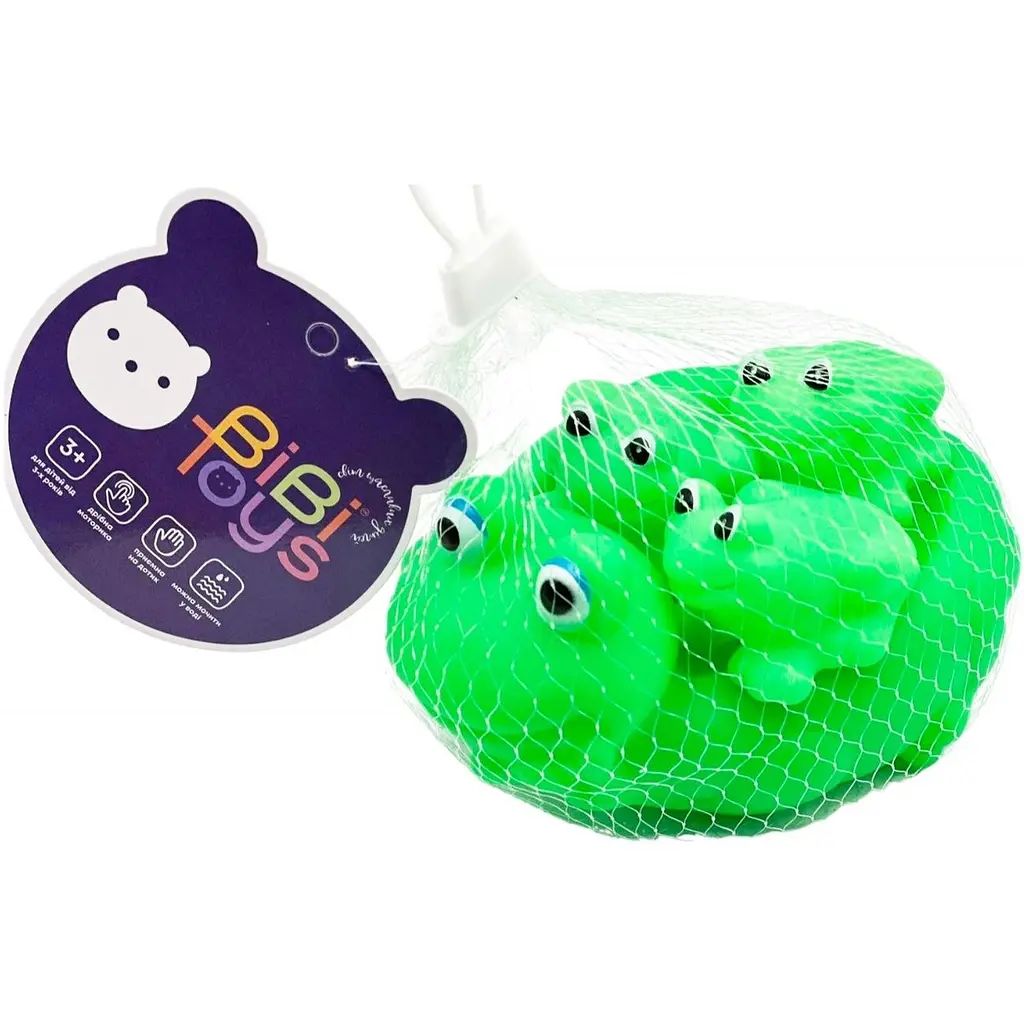Набір іграшок для купання Bibi Toys Жабенята 4 шт. (760851BT) - фото 4
