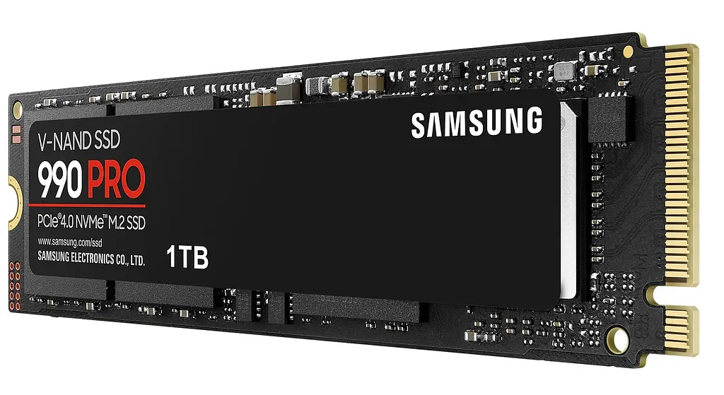 Твердотільний накопичувач Samsung M.2 1Tb, 990 Pro, PCI-E 4.0 x4, MLC 3-bit V-NAND, 7450/6900 MB/s (MZ-V9P1T0BW) - фото 2