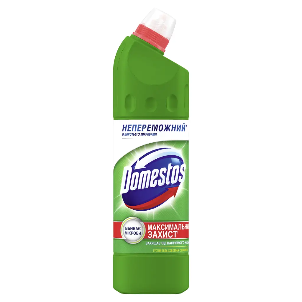 Рідина для чищення ванн Domestos Максимальний Захист Хвойна свіжість 24 години 750 мл (8720181679056)