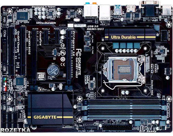Материнська плата Gigabyte GA-H87-HD3 LGA 1150 (GA-H87-HD3) Б/В - фото 2
