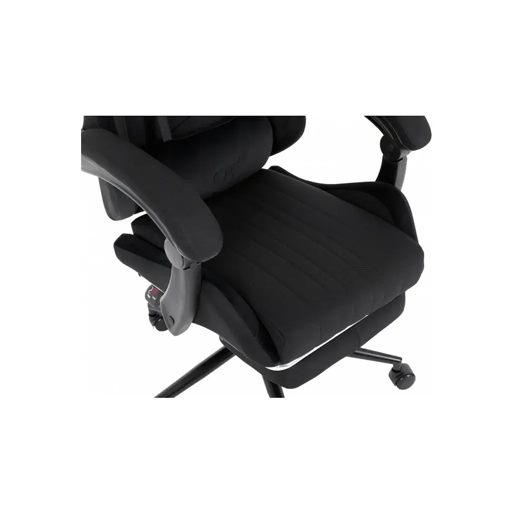 Крісло ігрове GT Racer X-2324 Black Suede (X-2324 Fabric Black Suede) - фото 8