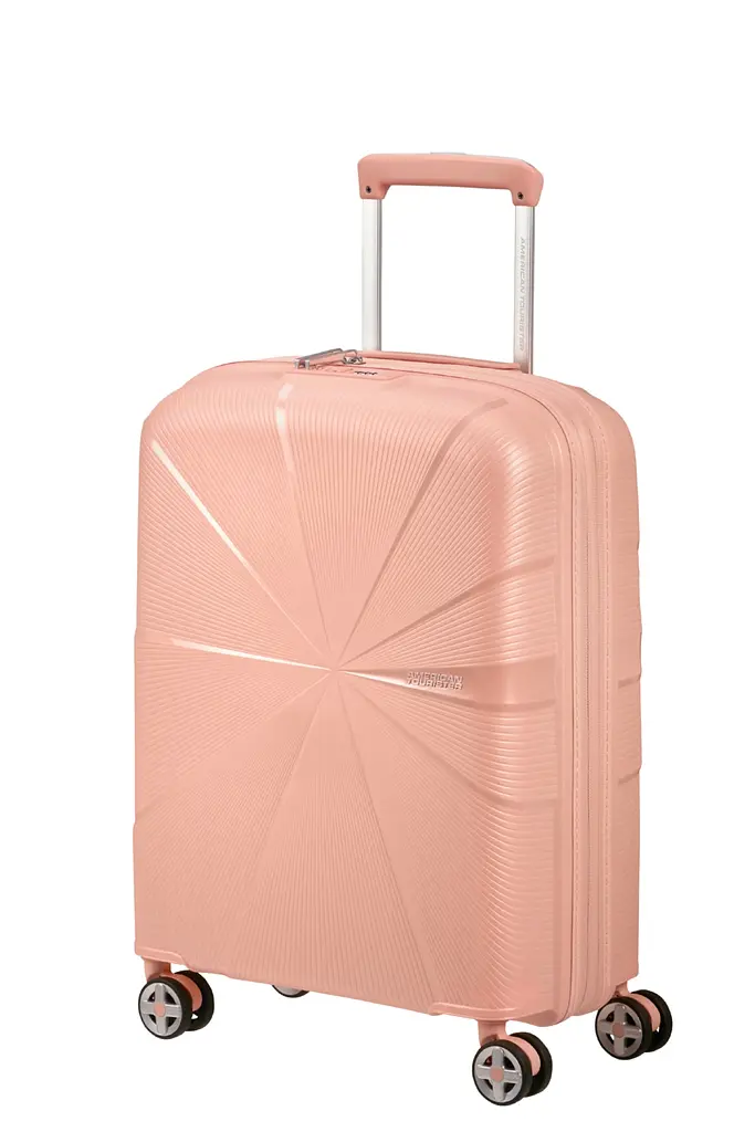 Валіза 55 См American Tourister STARVIBE METALLIC PEACH 55х40х20(23) MD5*76002 - фото 5