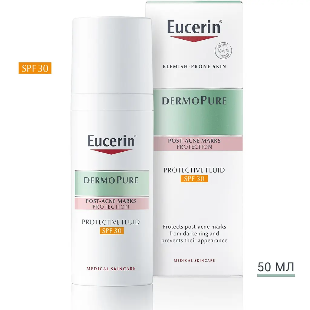 Захисний флюїд Eucerin Dermo Pure SPF 30 для проблемної шкіри, 50 мл - фото 7