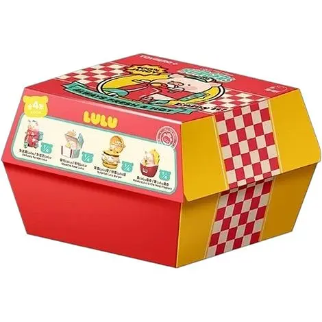 Колекційна фігурка 10/10 Toys LuLu the Piggy серія Burger Express Movable Series blind box (LULU1310) - фото 2