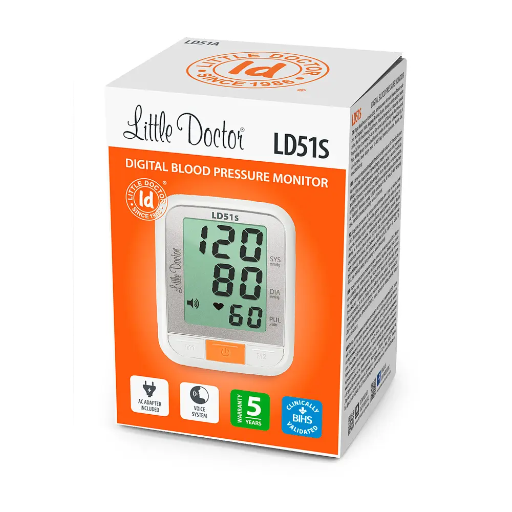 LD-51S Little Doctor Тонометр цифровой автомат голосовой+адаптер - фото 2