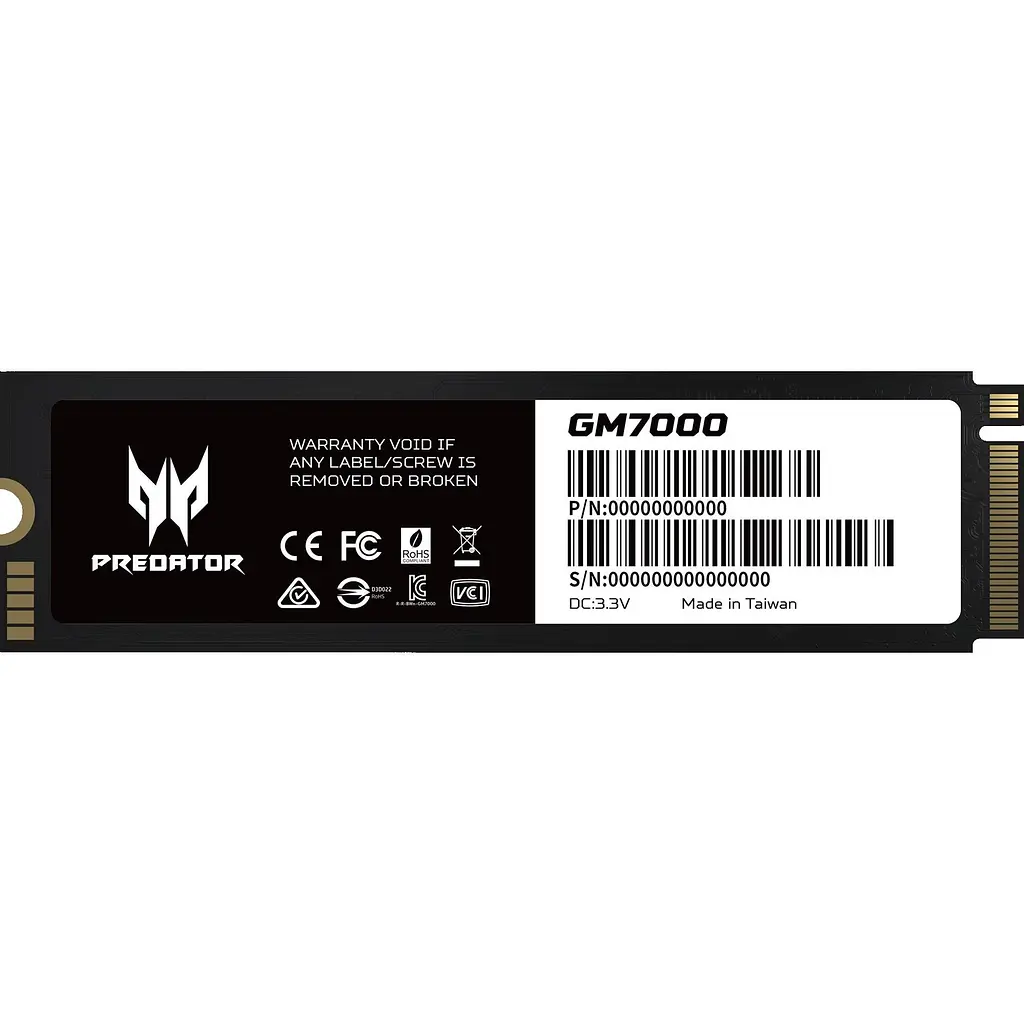SSD накопитель Acer Predator GM7000 2 TB [BL.9BWWR.106] [142404] - фото 2