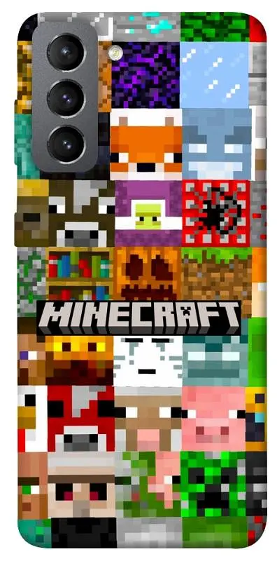 Чохол Demsky Minecraft collage для Samsung Galaxy S21 FE