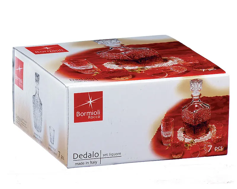 Набор для виски Bormioli Rocco Dedalo Графин + 6 стаканов, 260 мл (226040S1A021990) - фото 2