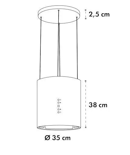 Островная вытяжка Klarstein Barett Island (10035165) - фото 2