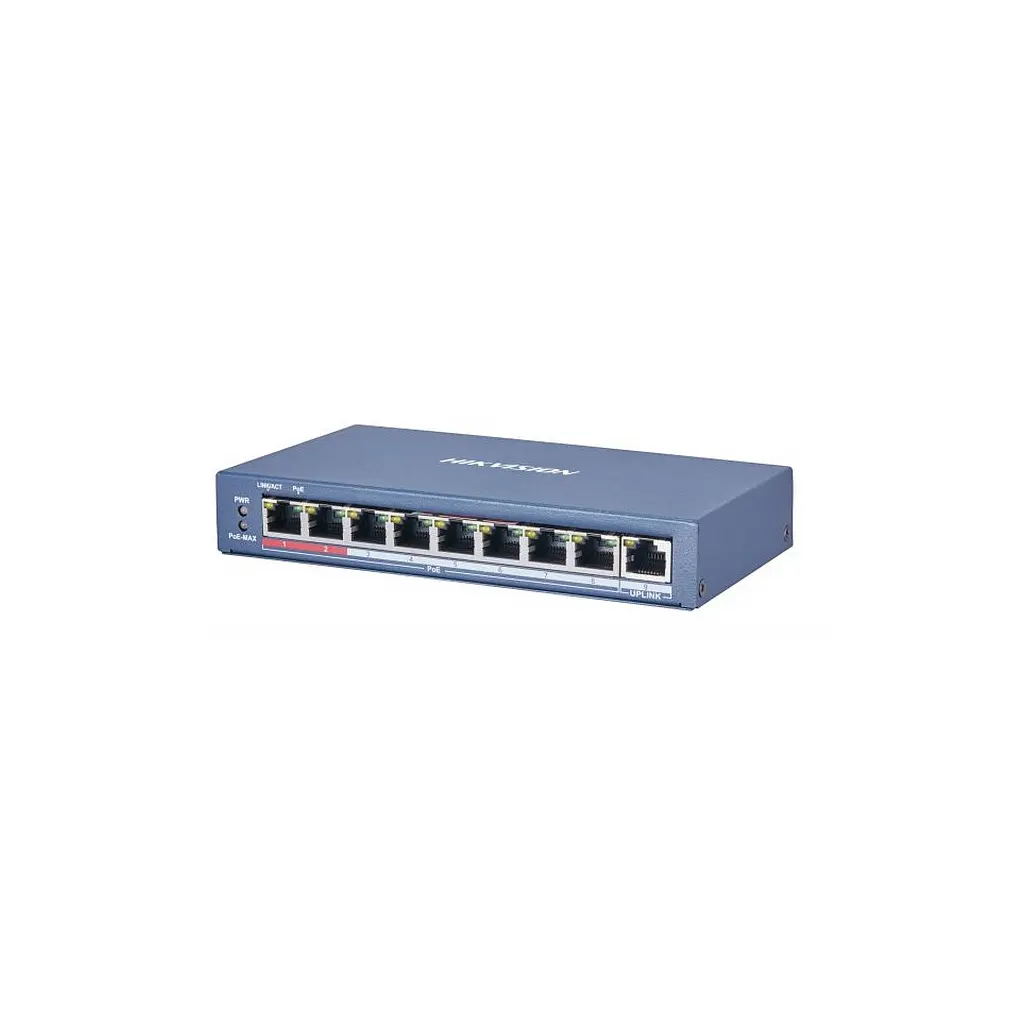 Комутатор мережевий Hikvision DS-3E0109P-E(C) - фото 2