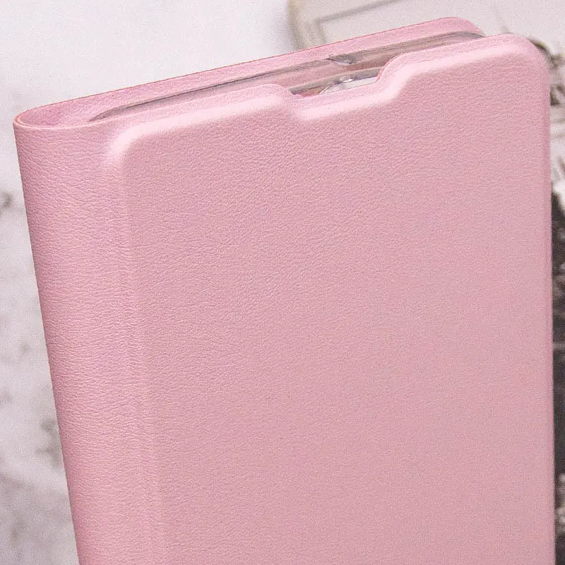 Шкіряний чохол-книжка GETMAN Elegant (PU) для Oppo A78 4G Рожевий - фото 5