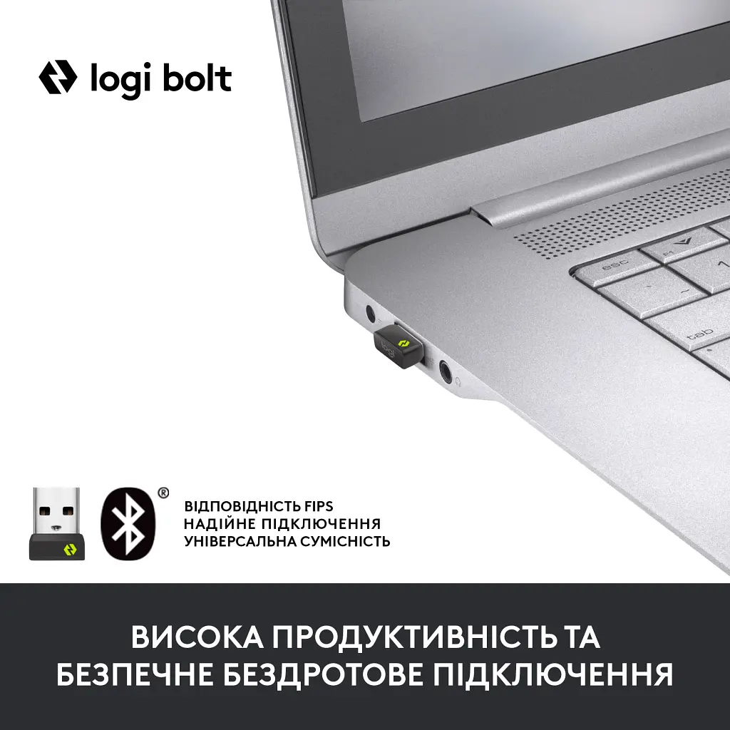Мишка Logitech Signature M650 L Wireless Mouse for Business Off-White (910-006349) - фото 2