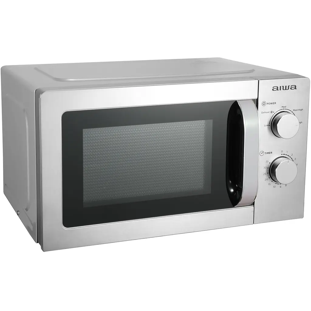 Мікрохвильова піч AIWA NAMICOOK SILVER20 MW-200SL 20л/ 700Вт/ мех.управл../срібна - фото 2