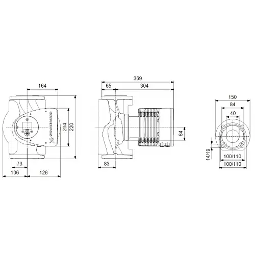 Циркуляційний насос Grundfos Magna3 40-100 F 220 (97924269) - фото 2