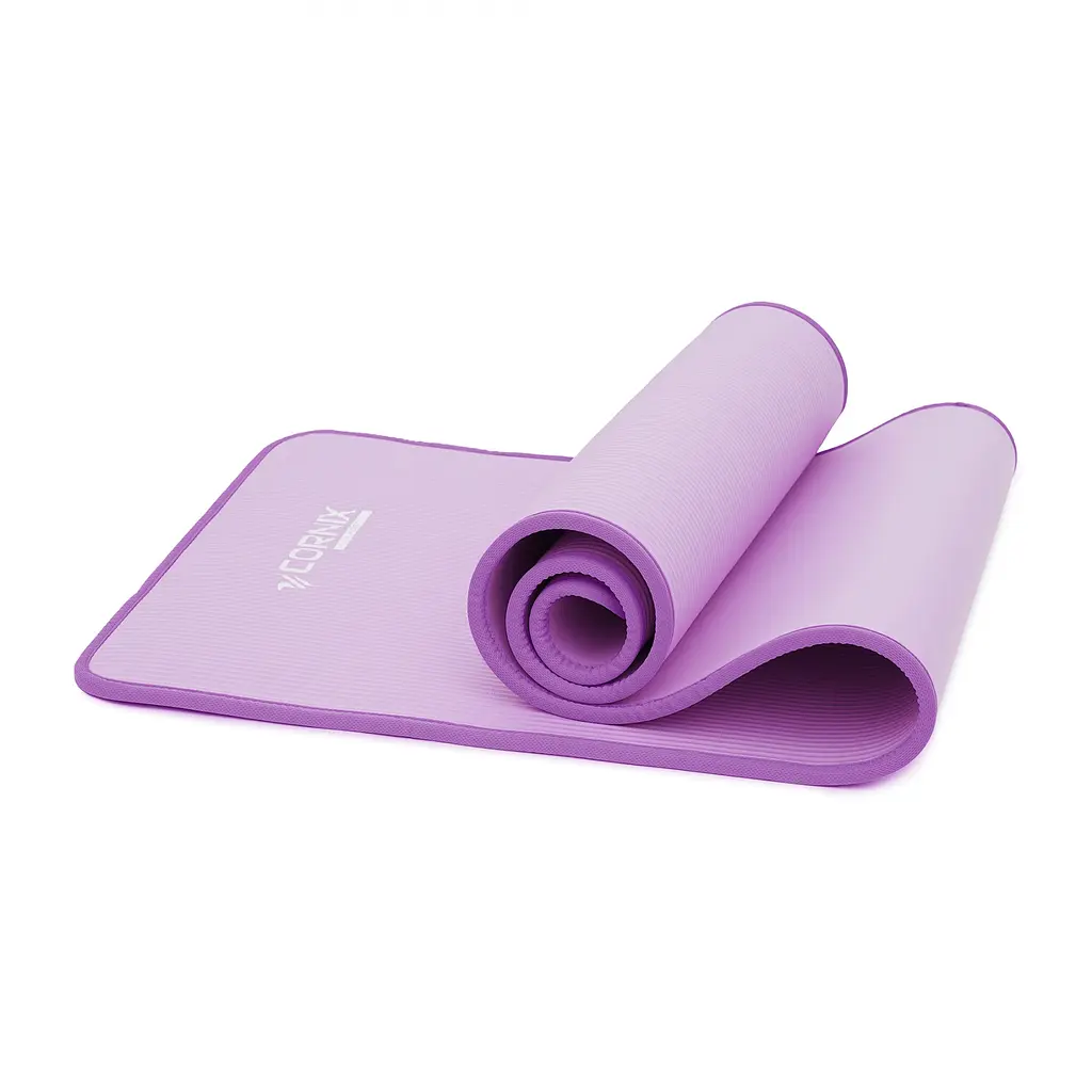 Килимок спортивний Cornix NBR 183 x 61 x 1 см для йоги та фітнесу XR-0093 Purple/Purple - фото 4