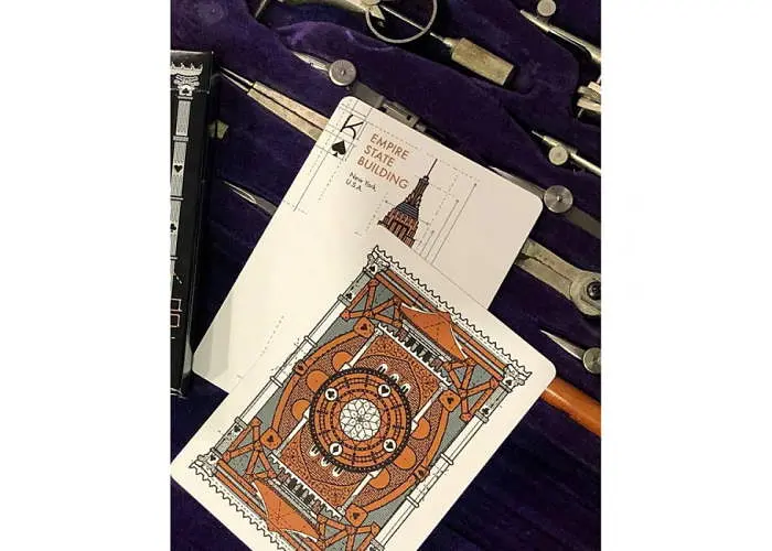 Карти гральні United States Playing Card Company Bicycle Architectural Wonders Of The World (Bicycle Premium) (02541) - фото 4